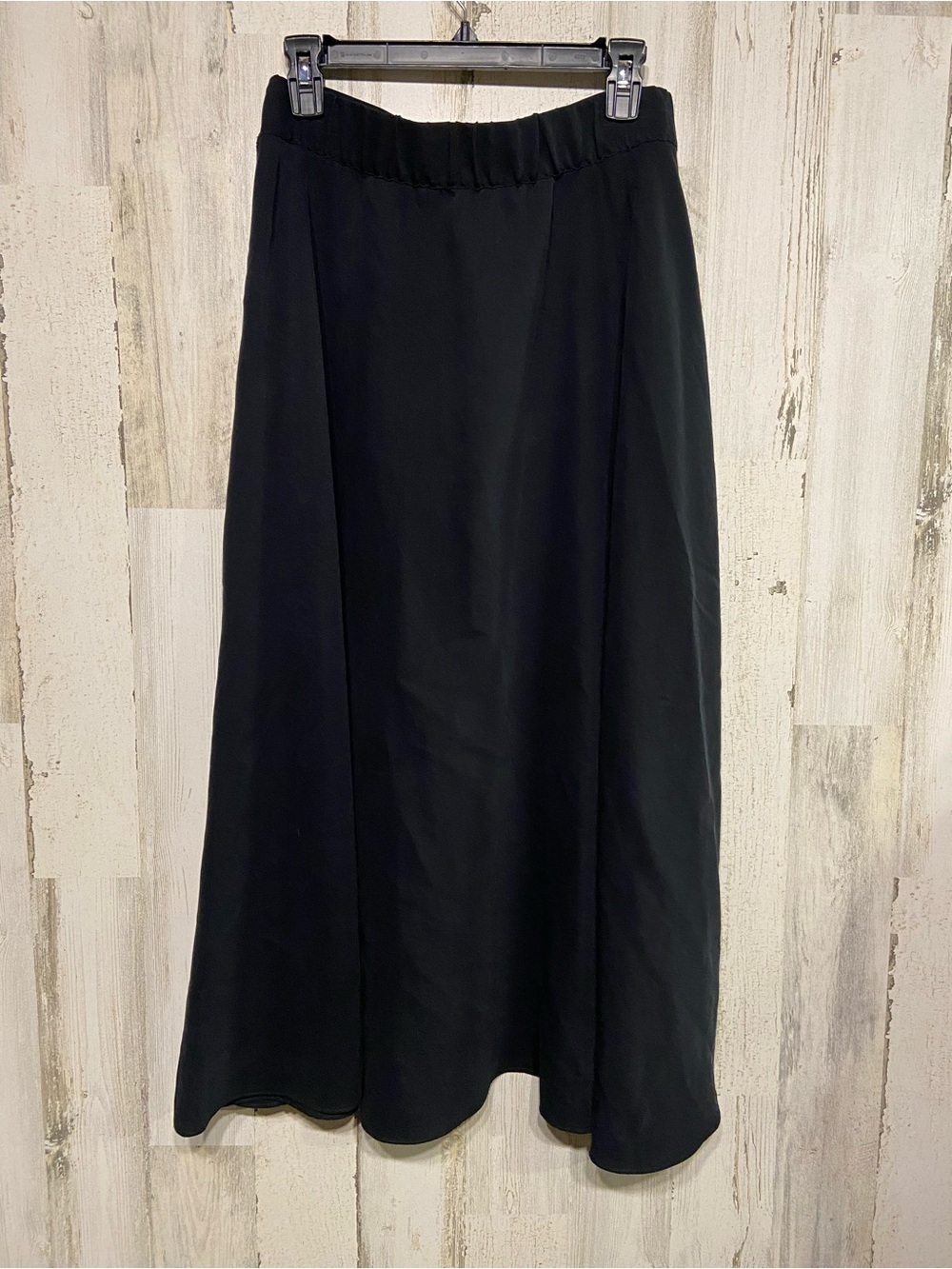 DKNY Black Flowy Maxi Skirt 10 - Picture 4 of 8